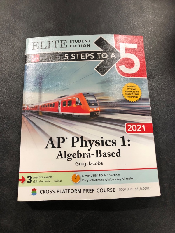 Photo 2 of 5 Steps to a 5: AP Physics 1 "Algebra-Based" 2021 Elite Student Edition