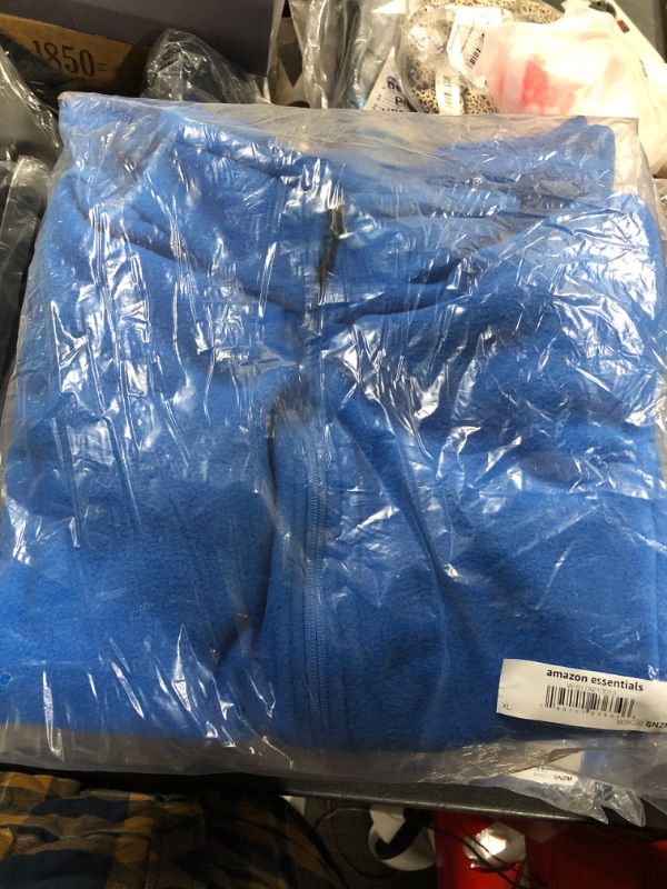 Photo 1 of Amazon Essentials Women's Classic-Fit Long-Sleeve Full-Zip Polar Soft Fleece Jacket (Available in Plus Size) Polyester Royal Blue X-Large