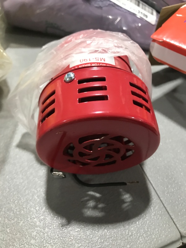 Photo 1 of Sydien AC 110V 114dB Industrial Motor Alarm Bell Horn Sound Buzzer Siren