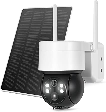 Photo 1 of Solar Camera Security Outdoor, ANBERX 2K 3MP Solar Security Cameras Wireless Outdoor with PIR Motion Detection&2-Way Audio&IR Night Vision, IP66 Waterproof WiFi Cameras for Home Security
