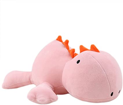 Photo 1 of Dinosaur Weighted Plush, 24" Character Weighted Stuffed Animals Series, Cute Dino Plushie Dolls Throw Pillow Birthday Gifts for Children Kids Adults (Pink)
