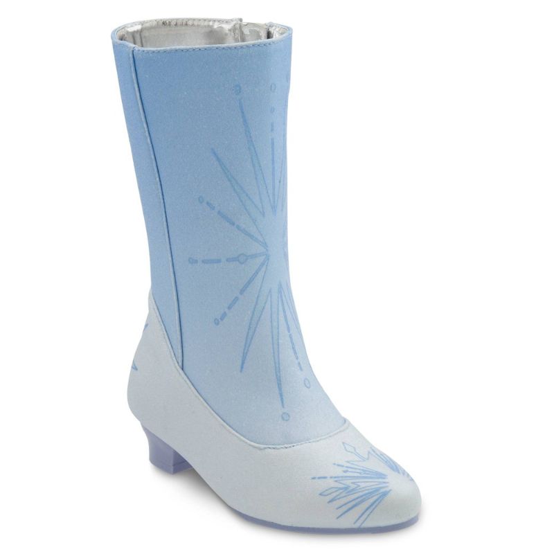 Photo 1 of Disney Elsa Kids' Dress-up Boots - 9/10 Youth - Disney Store
