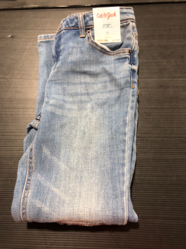 Photo 1 of GIRLS JEANS - SIZE 14