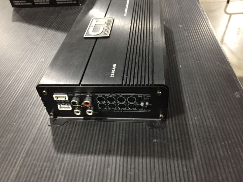 Photo 2 of CT Sounds CT-80.4AB Full-Range Class AB 4 Channel Car Audio Amplifier, 480 Watts RMS
