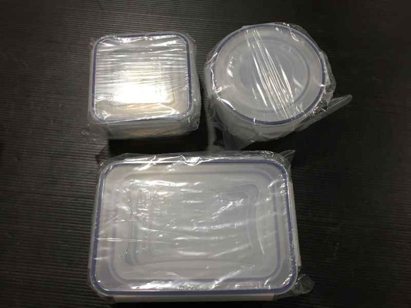 Photo 2 of 1790 Plastic Food Containers with Lids - 16 Piece