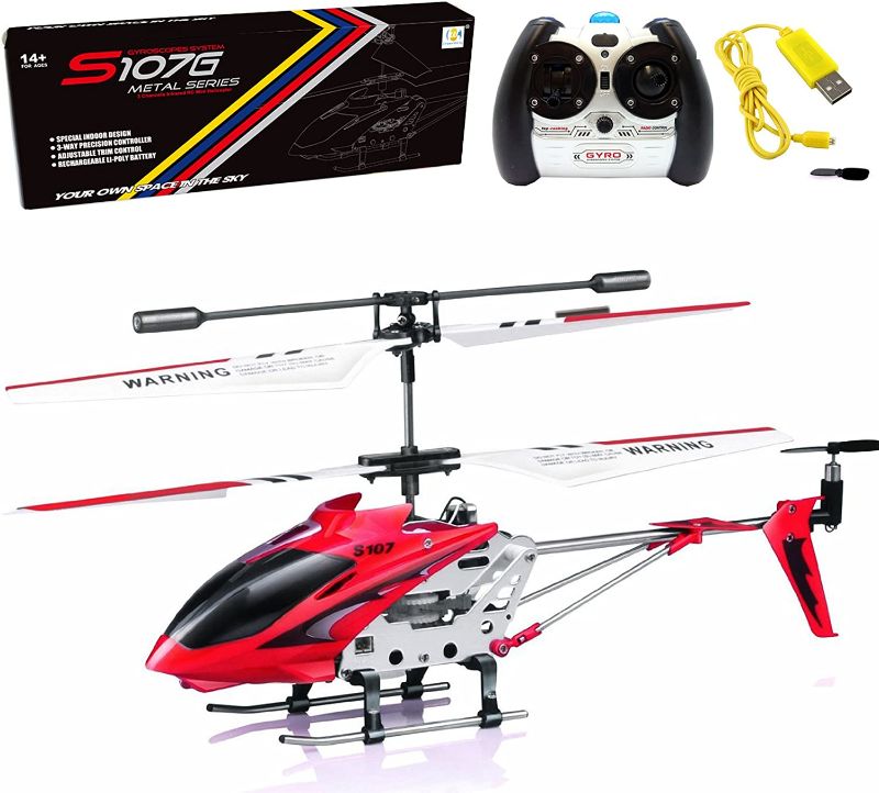 Photo 1 of Cheerwing S107/S107G Phantom 3CH 3.5 Channel Mini RC Helicopter with Gyro Blue