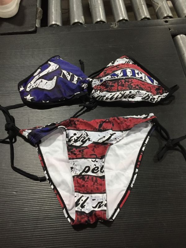 Photo 1 of 2 piece bikini Red, White and Blue Medium