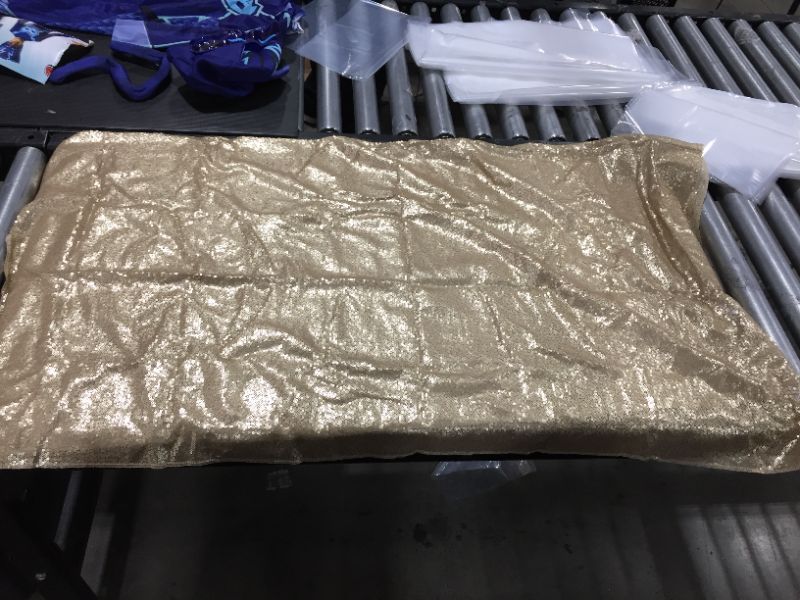 Photo 1 of 50x50 inch Gold Sequin Sheet 