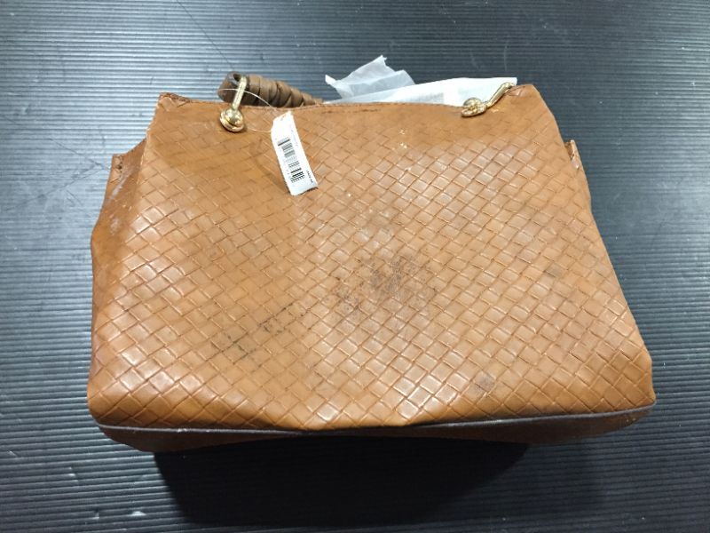 Photo 2 of Aldo Gloadithh Faux Leather Tote - Brown
