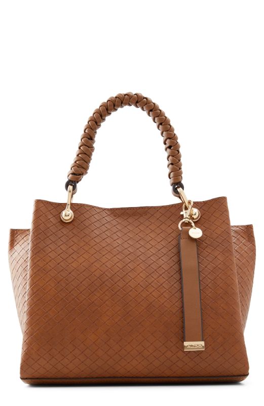 Photo 1 of Aldo Gloadithh Faux Leather Tote - Brown
