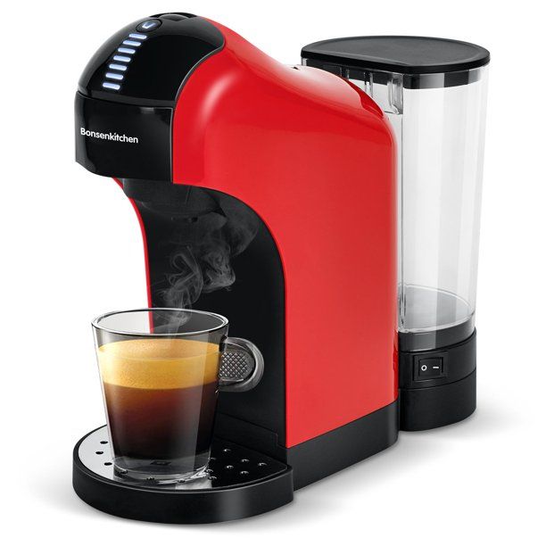 Photo 1 of Bonsenkitchen 3 in 1 Coffee Machine with Capsules for Nespresso , Dolce Gusto and Ground Coffee,White, CM8016
