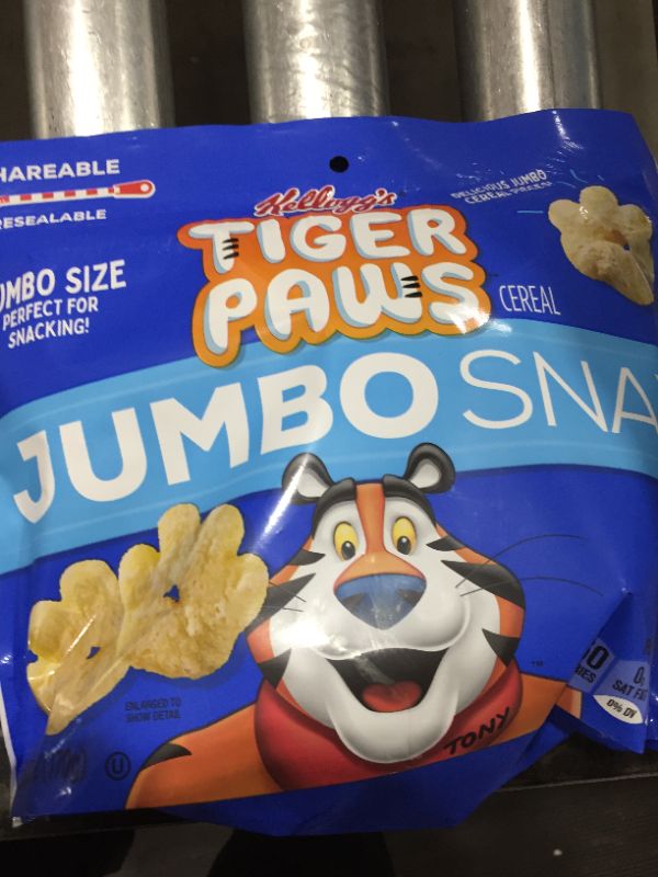 Photo 1 of 4 - KELLOGG'S TIGER PAWS CEREAL 6OZ PACKS (EXPIRED AUG 3 2022)