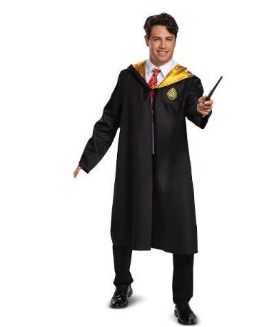 Photo 1 of Adult Harry Potter Hogwarts Halloween Costume Robe One Size

