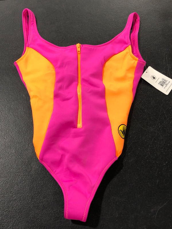 Photo 2 of Body Glove Juniors' Neon One-Piece Tank Swimsuit Women's Swimsuit
(Size M) 