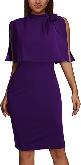 Photo 1 of Aisize Women's Purple Dress, Size XL