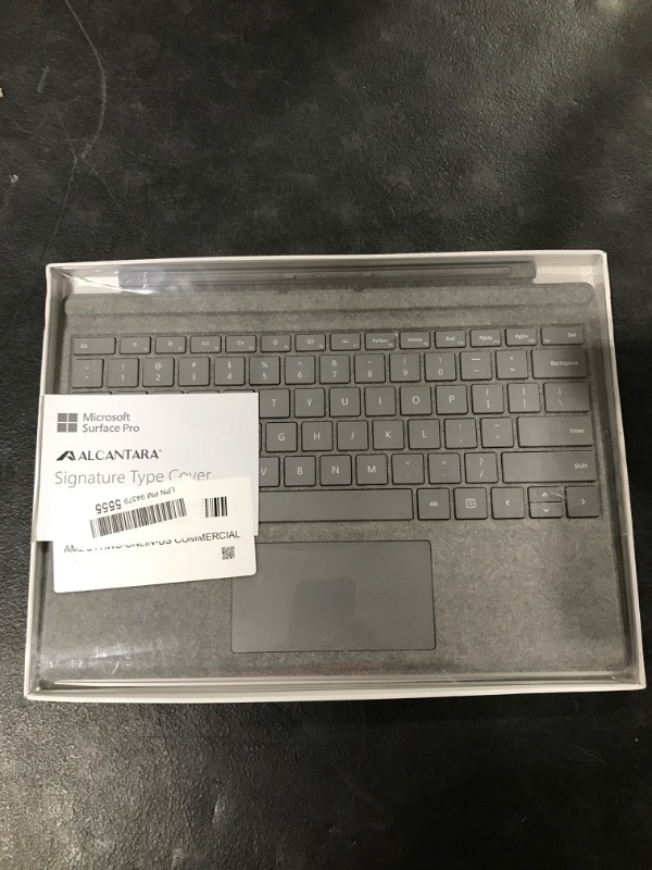 Photo 2 of Microsoft QC7-00098 Surface Pro Signature Type Cover - Two-Tone Gray Mélange