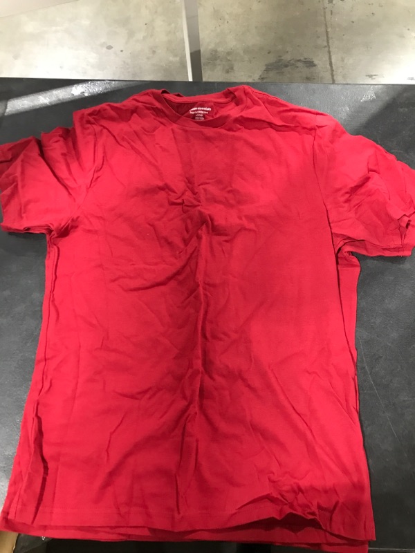 Photo 1 of Amazon Essentials Red T-Shirts 2pck Size Small