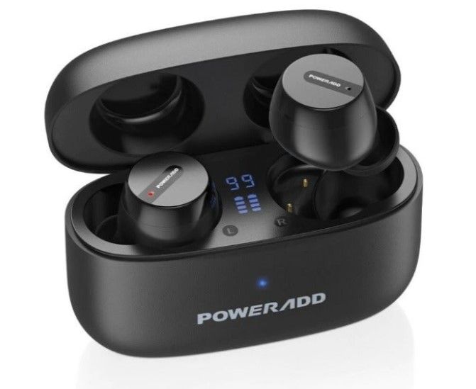 Photo 1 of PowerAdd S12 Wireless In Ear Bluetooth Earbuds Headphones Mic Earphones