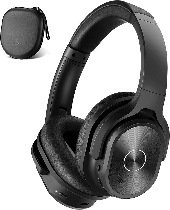 Photo 1 of ZIHNIC Active Noise Cancelling Black Headphones