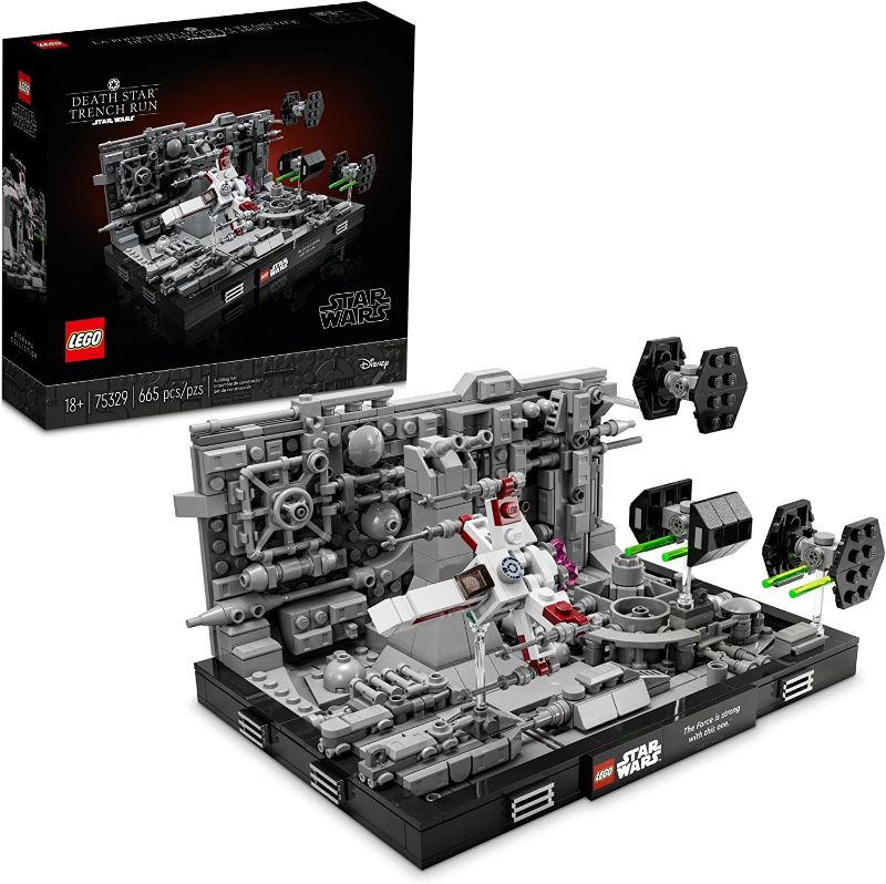 Photo 1 of LEGO Star Wars Death Star Trench Run Diorama 75329 Building Set for Adults (665 Pieces)