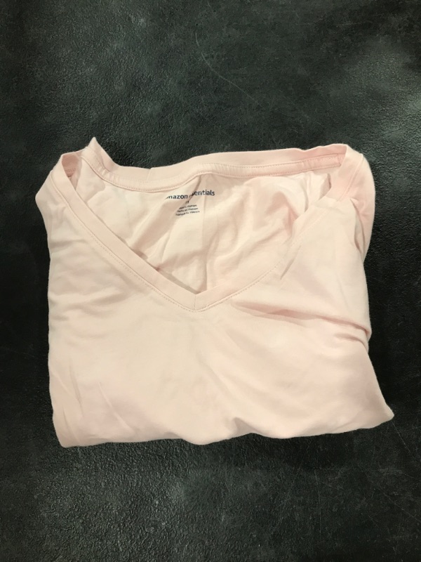 Photo 1 of Amazon Essentials Pink Long Sleeve Shirt Size Medium