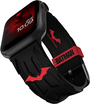 Photo 1 of DC Comics – The Batman Shadow Armor 3D Smartwatch Band – Officially Licensed, Compatible with Every Size & Series of Apple Watch (watch not included)
