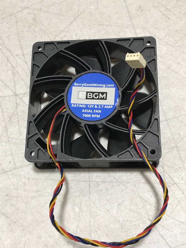 Photo 2 of 120 x 120 x 40mm 7000RPM Fans
Crypto mining fans