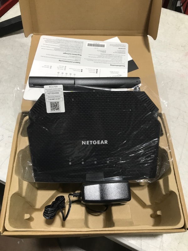Photo 2 of NETGEAR 4-Stream WiFi 6 Router (R6700AXS) – with 1-Year Armor Cybersecurity Subscription - AX1800 Wireless Speed (Up to 1.8 Gbps) Coverage up to 1