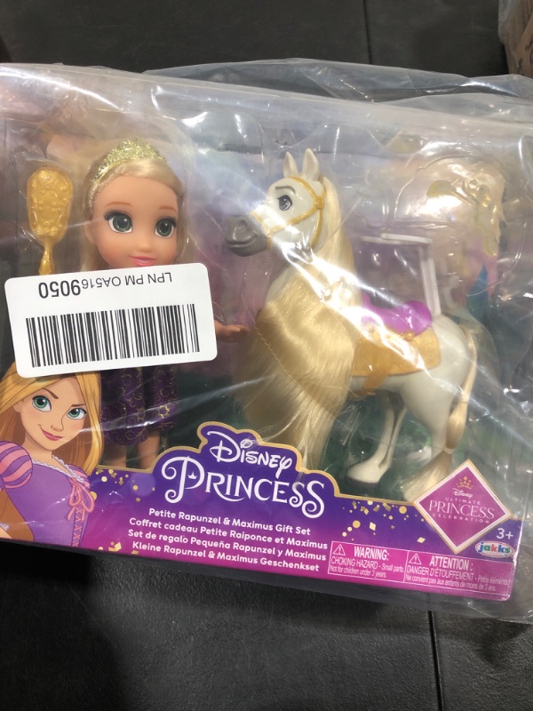 Photo 2 of Disney Princess Rapunzel Doll & Maximus Petite Gift Set