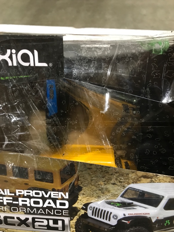 Photo 2 of Axial RC Truck 1/24 SCX24 2019 Jeep Wrangler JLU CRC 4WD Rock Crawler Brushed RTR, Yellow, AXI00002V2T2