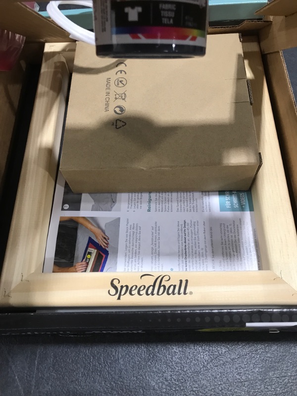Photo 3 of Speed Screens Screen Printing Kit. OPEN BOX. 
