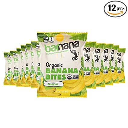 Photo 1 of Barnana Organic Original Chewy Banana Bites, 1.4 Ounce Bag (Pack of 12). BB 05/2023.
