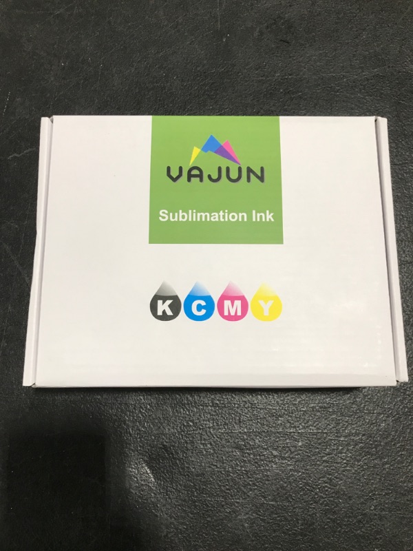 Photo 2 of VAJUN 400ml Sublimation Ink for Epson C88 C88+ WF7710 WF7720 WF7110 WF7210 ET2720 ET2750 ET4700 Inkjet Printers Heat Press Transfer on Mugs, Plates, Polyester Shirts, Phone Cases etc
