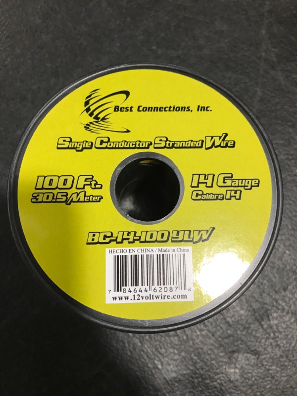 Photo 1 of Best Connecions Inc. Single Conductor Stranded Wire 100 ft 14 Gauge
