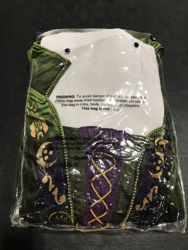 Photo 3 of Adult Winifred Sanderson Hocus Pocus Costume | OFFICIALLY LICENSED. SIZE XL 14-16. OPEN PACKAGE. PRIOR USE POSSIBLE. 
