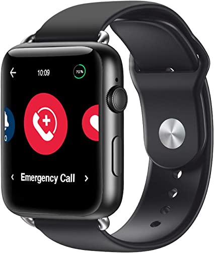 Photo 1 of HandsFree Health Smart Watch for Seniors - Medical Alert Systems for Seniors & Elderly - Senior Alert System Smart Watch - GPS Monitoring - 2-Way 4G SOS Communication Device - Monthly Subscription. OPEN BOX. 
