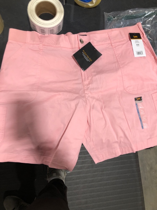 Photo 1 of 24W LEE PINK SHORTS