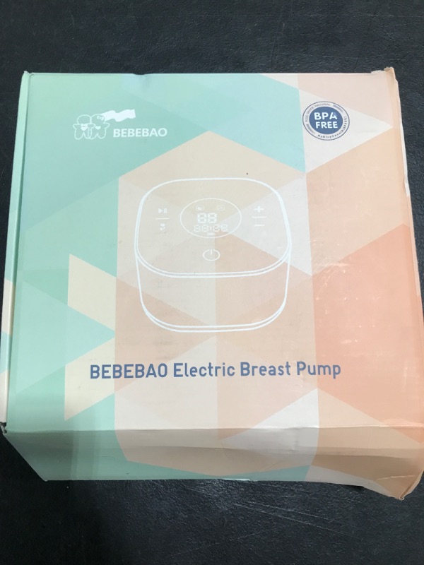 Photo 2 of Bebebao Electric Double Breast Pump, Breastfeeding Pump with 2 Modes & 10 Levels,Ultra-Quiet Rechargeable Milk Pump for Travel&Home
OPEN BOX. 