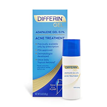 Photo 1 of Acne Treatment Differin Gel, 90 Day Supply, Retinoid Treatment for Face with 0.1% Adapalene, Gentle Skin Care for Acne Prone Sensitive Skin, 45g Pump. OPEN BOX. EXP. 09/2023.
