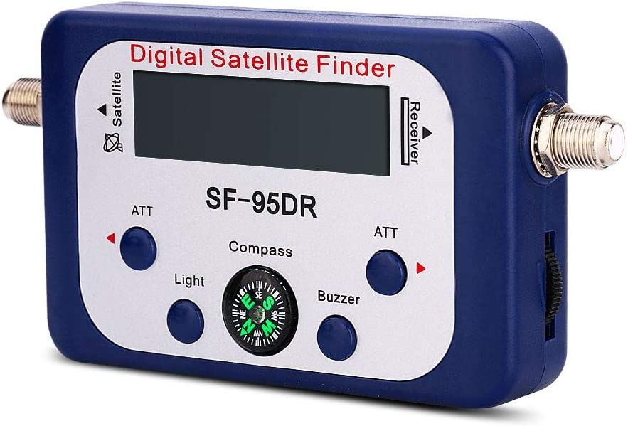 Photo 1 of Digital Satellite Finder, LCD Screen Satellite Detection Satellite Measuring Device Signal Strength Dish Sat Compass with Built-in Signal Alarm Buzzer
