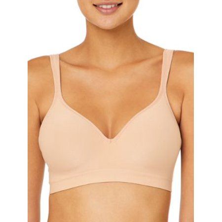 Photo 1 of Bali Comfort Revolution Seamless Full Coverage Bra-3463, D , Beige
