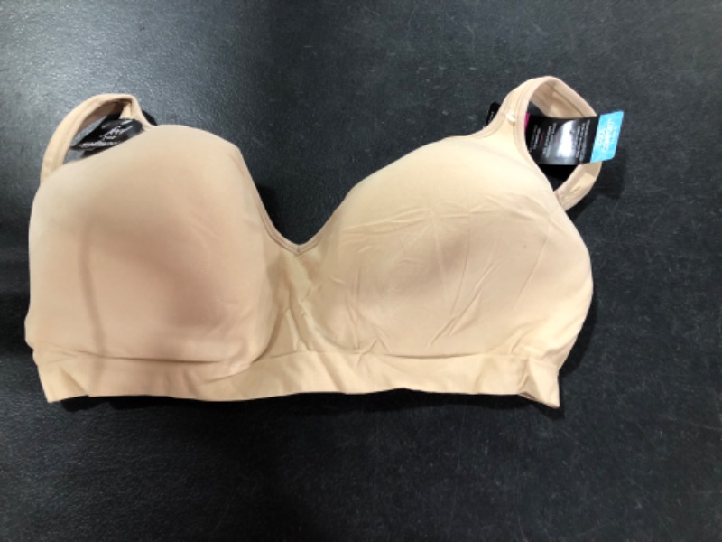 Photo 2 of Bali Comfort Revolution Seamless Full Coverage Bra-3463, D , Beige
