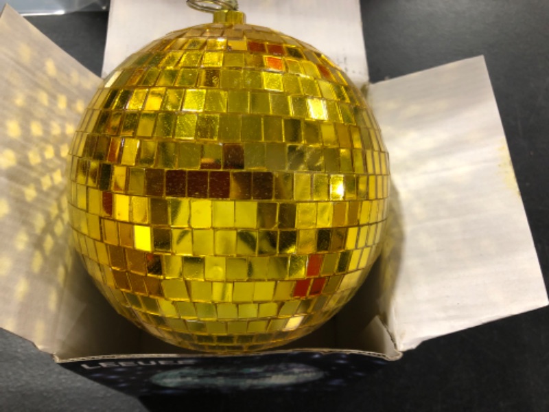 Photo 2 of 6 Inch Gold Disco Ball