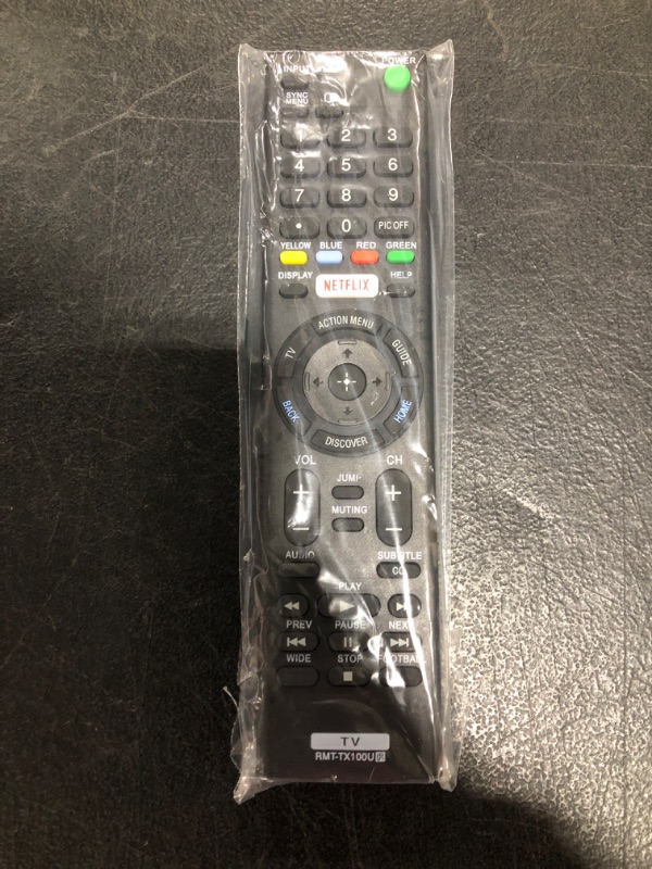 Photo 2 of YOSUN RMT-TX100U Universal Remote Control for Sony-TV-Remote. 