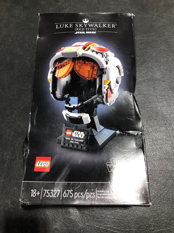 Photo 2 of LEGO Star Wars Luke Skywalker (Red Five) Helmet 75327 Building Set for Adults (675 Pieces)
BOX DAMAGE. 