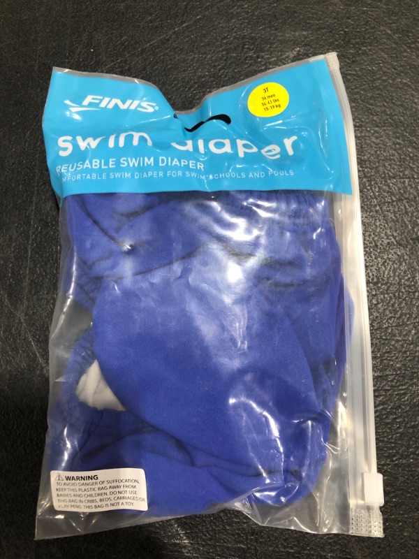 Photo 2 of FINIS (2 Pack) Reusable Swim Diapers for Newborns Infants Babies & Toddlers Cloth Swimming Diapers. SIZE 3T. 
