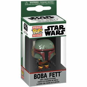 Photo 1 of Funko Pocket POP! Star Wars Keychain -Disney's The Book of Boba Fett - BOBA FETT
