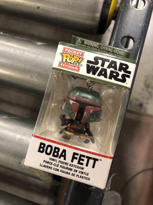 Photo 2 of Funko Pocket POP! Star Wars Keychain -Disney's The Book of Boba Fett - BOBA FETT
