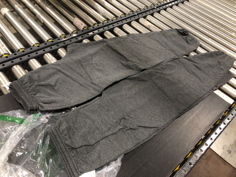 Photo 1 of 2 PACK HANES SWEATPANTS, GREY, SIZE MEDIUM