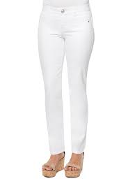 Photo 1 of Democracy Women's, Ab Solution Straight Leg Jean, Optic White, 12**DIRTY ON LEG**